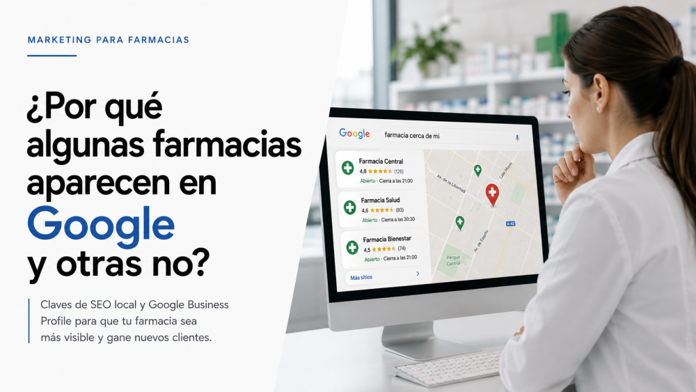 Post 1 - ¿Por qué algunas farmacias aparecen en Google y otras no?